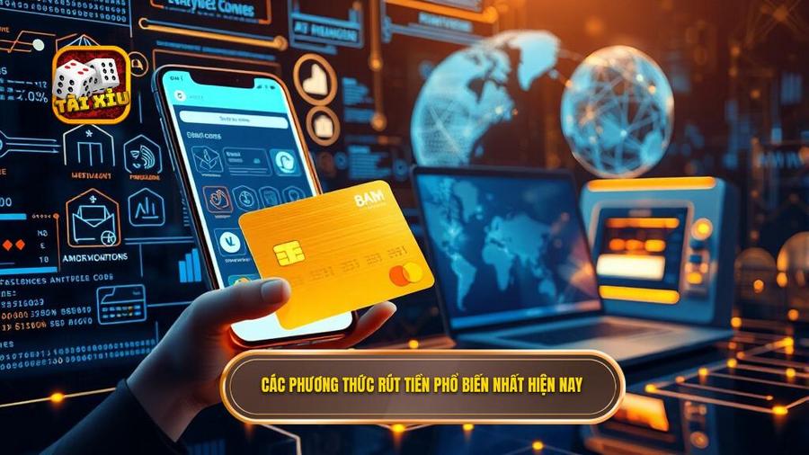 Các phương thức rút tiền phổ biến nhất hiện nay