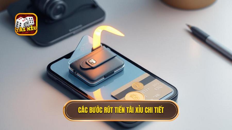 Hướng dẫn từng bước cách rút tiền Tài Xỉu chi tiết